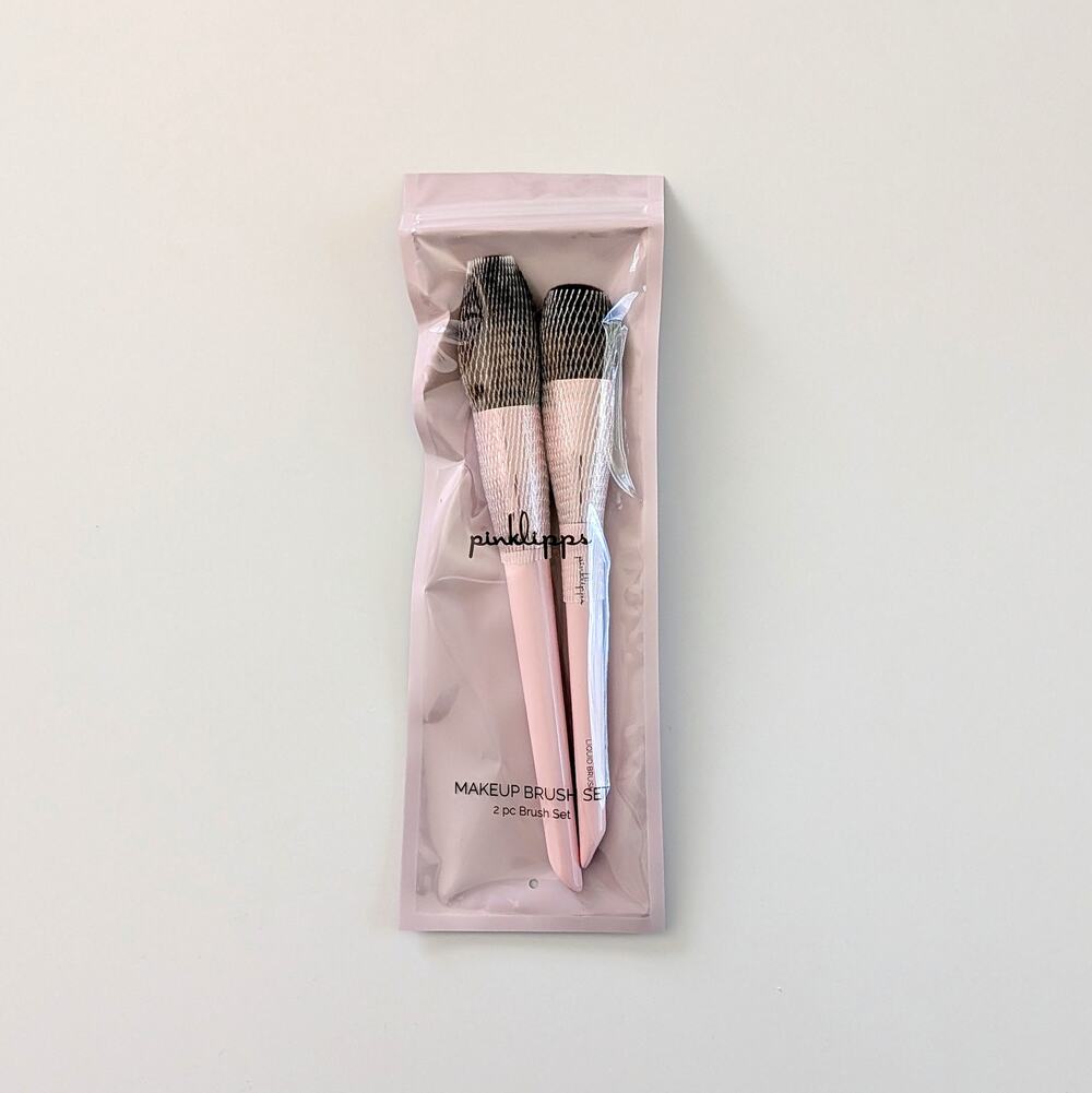 Pinklipps Makeup Brush Set 2pc (full size)